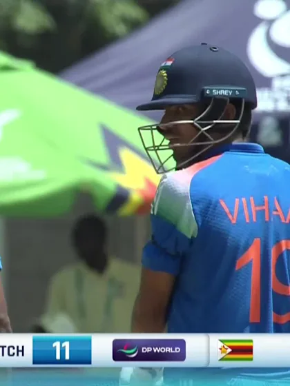 Khilan Patel with a Six vs. Zimbabwe