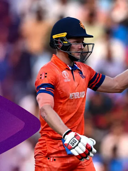 Engelbrecht's valiant fifty stands out for Netherlands | CWC23