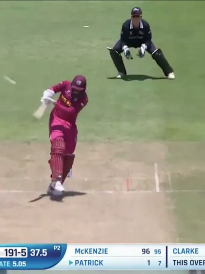 ICC U19 CWC: WI v NZ – Patrick holes out to deep square-leg
