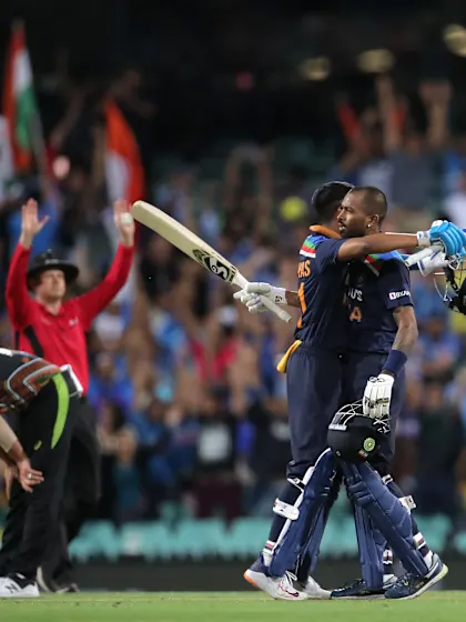 Dhawan, Pandya fire India to T20I series victory