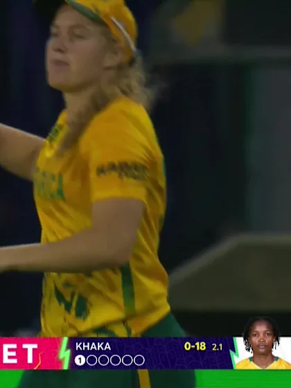 Babette Leede - Wicket - South Africa vs Netherlands