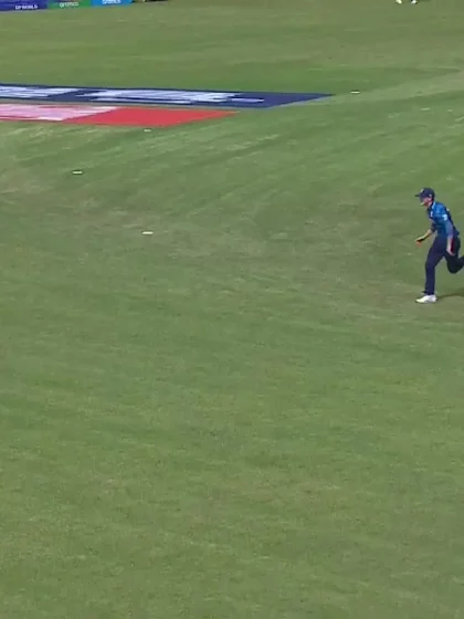 Huziafa Ahsan with a Four vs. England