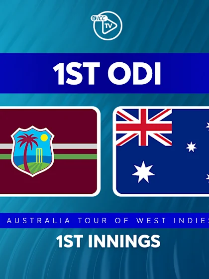 1st ODI: West Indies v Australia (1st Innings)