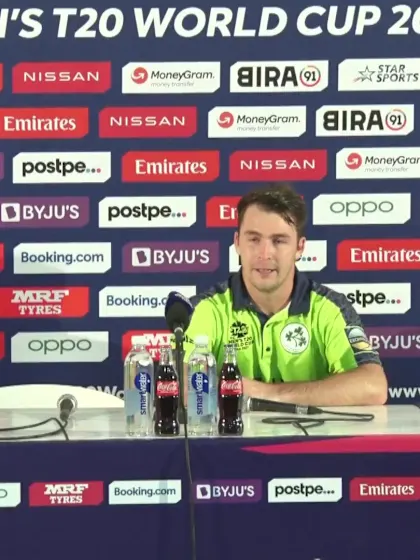 17 October - Abu Dhabi - Ireland's Curtis Campher post-match press conference