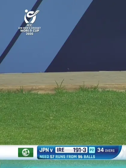 R O’Brien with a Six vs. Japan