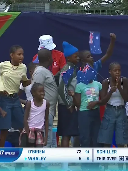 B Whaley with a Four vs. Australia