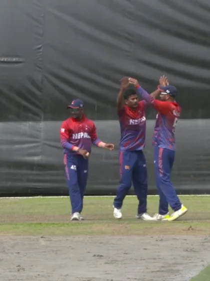 ICC T20WCQ Asia: Sin v Nep – First innings wickets package