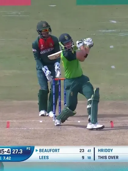 ICC U19 CWC: SA v BAN – Highlights of Beaufort's 60