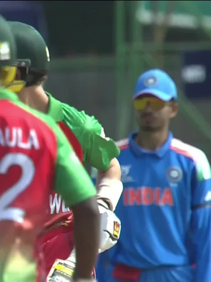 K Blignaut with a Four vs. India