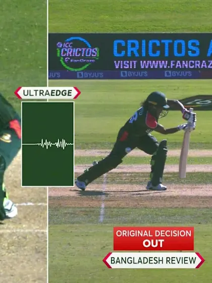 Logo of WICKET: Moni is out first ball