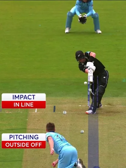 Logo of CWC19 Final: NZ v ENG – Woakes traps Guptill lbw