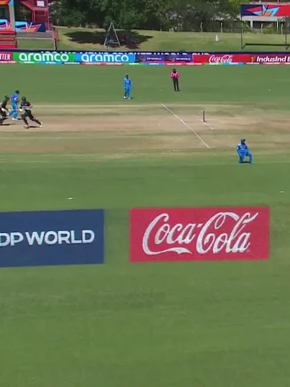 Logo of Lachlan Stackpole with a Four vs. India