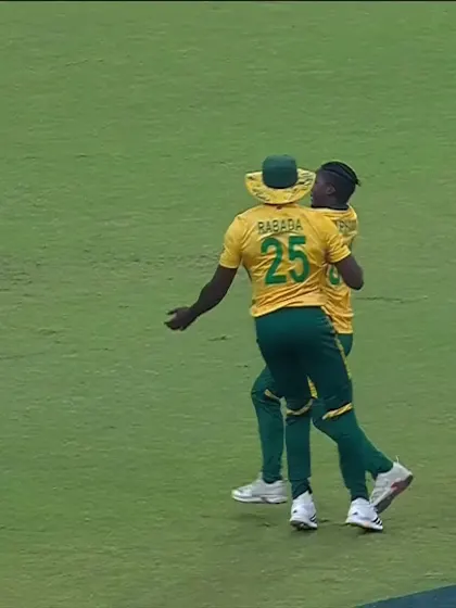 Alishan Sharafu - Wicket - South Africa vs United Arab Emirates