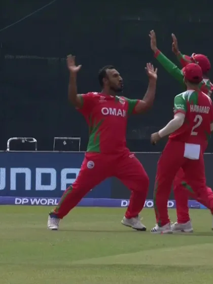 Harry Tector - Wicket - Ireland vs Oman