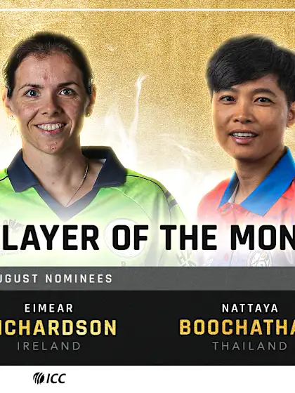 ICC Women's Player of the Month nominations for August announced