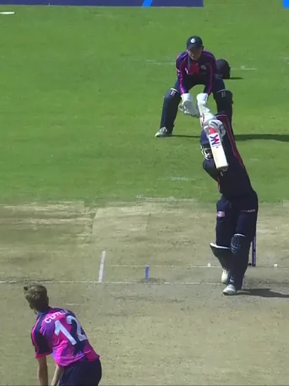 U Srivastava with a Four vs. Scotland