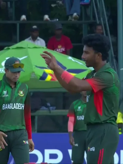 Michael Blignaut - Wicket - Bangladesh vs Zimbabwe