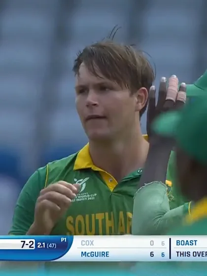Matthew Boast on fire | SA v IRE | ICC U19 Men’s CWC 2022