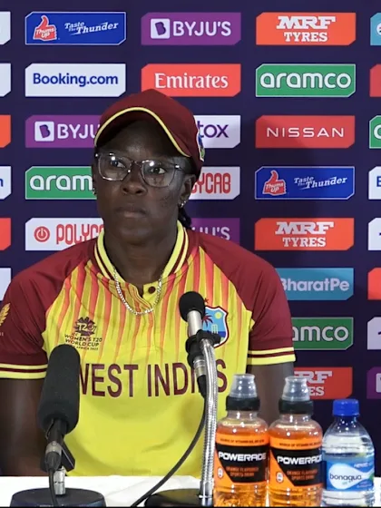 15 February - Cape Town - West Indies player Shakera Selman post-match press conference