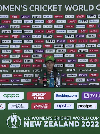 25 March - Christchurch - Pakistan Captain Bismah Maroof pre-match press conference