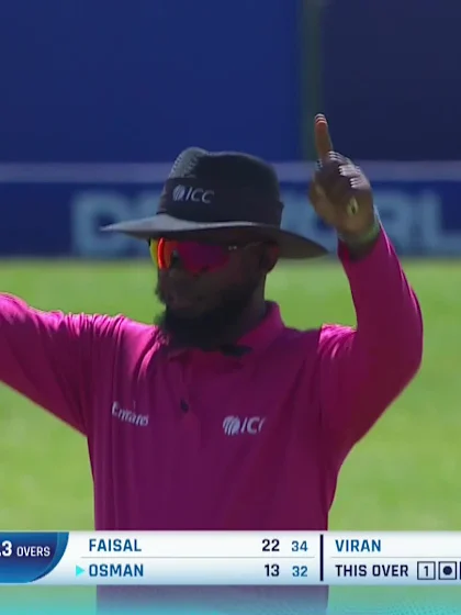 Faisal Shinozada - Wicket - Afghanistan vs Sri Lanka