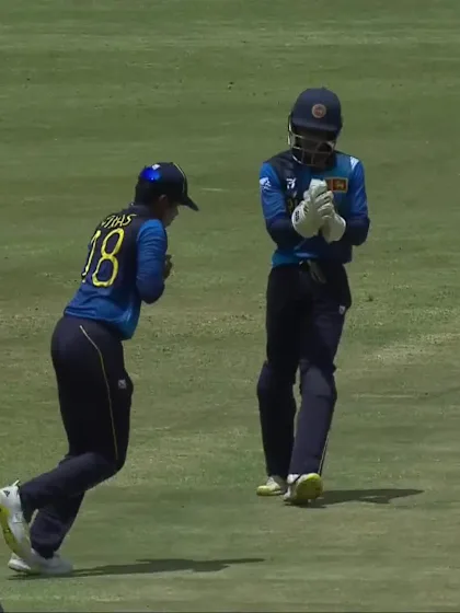 Logo of Malsha Tharupathi with a Caught Out vs. South Africa
