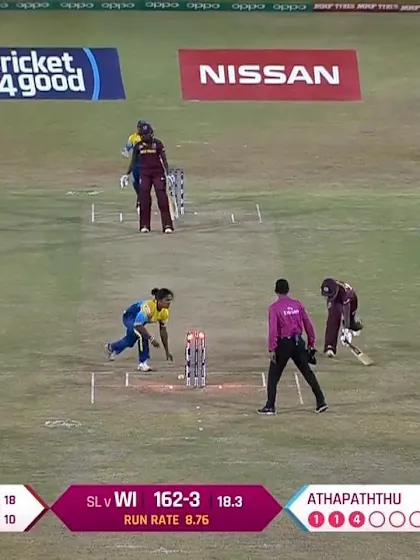 WI v SL: After McClean, Kycia Knight falls to a run-out from Athapaththu