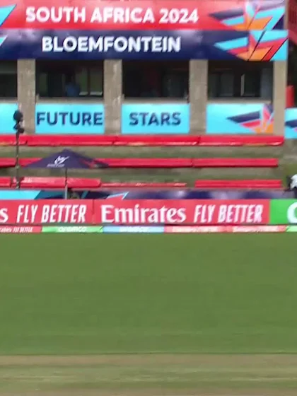 Aarin Nadkarni with a Six vs. India