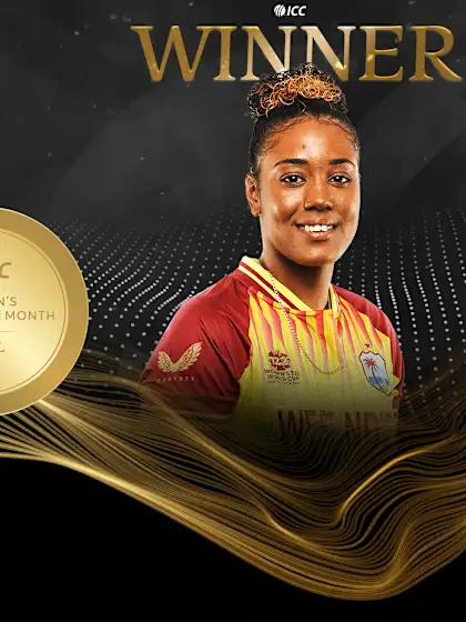 Matthews and Waseem named ICC Players of the month for April