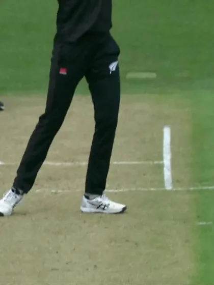 WICKET: Satterthwaite bowls Ahmed for her second of the over