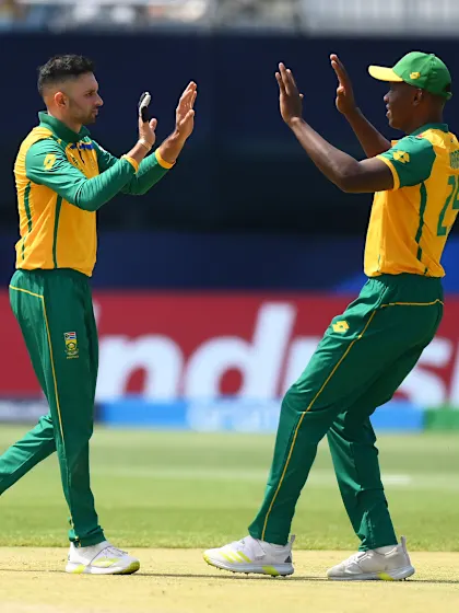 Keshav Maharaj strikes twice in an over | SL v SA | T20WC 2024