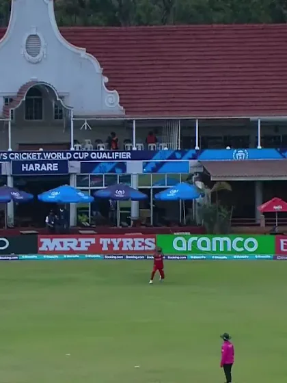 Logo of Scott Edwards - Wicket - Netherlands vs Oman