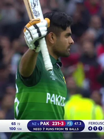 Babar Azam smashes World Cup century in 2019 | ICC Men's CWC