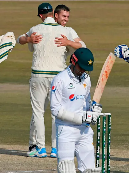 Wickets tumble in Rawalpindi to leave second Test evenly poised