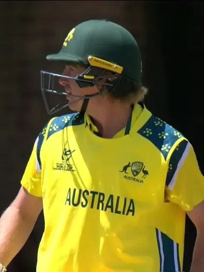 W Malajczuk with a Six vs. England