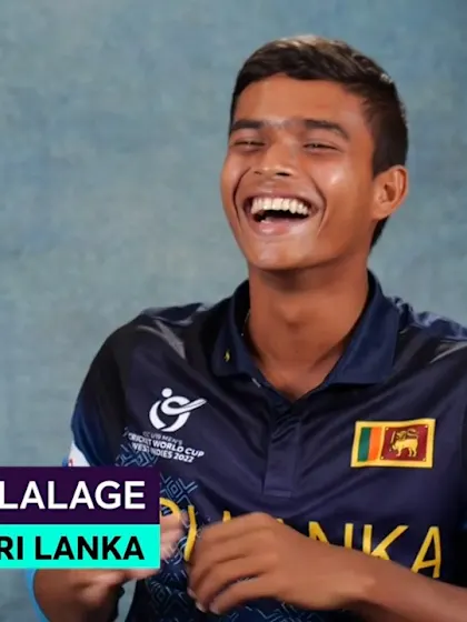 ‘Guess who?’ ft. Dunith Wellalage | ICC U19 Men’s CWC 2022
