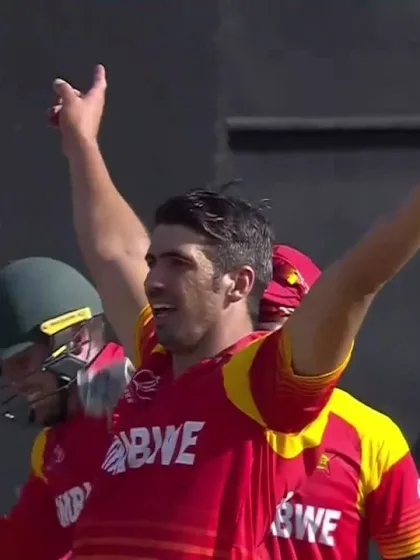 Zimbabwe's winning moment against Ireland in the CWCQ Super Six!