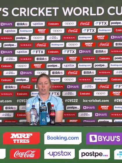 2 April - Christchurch - England Captain Heather Knight pre-match press conference