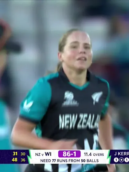 Hayley Matthews - Wicket - West Indies vs New Zealand