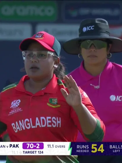 Ayesha Zafar - Wicket - Pakistan vs Bangladesh