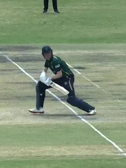 J West with a Four vs. West Indies