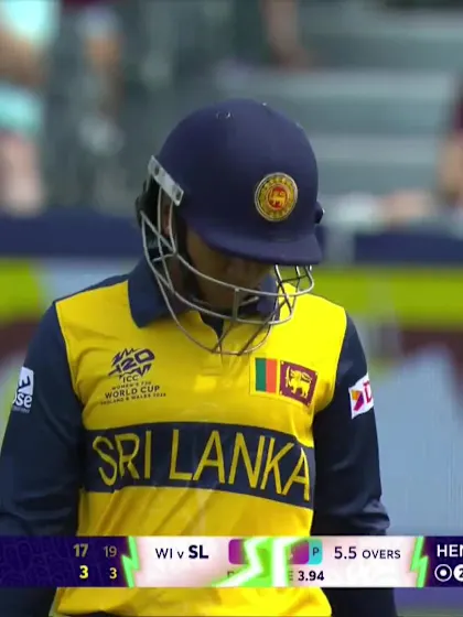 Imesha Dulani - Wicket - West Indies vs Sri Lanka