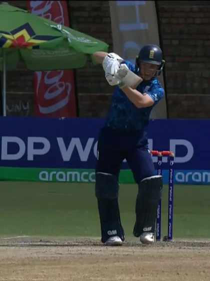 Joe Moores with a Four vs. New Zealand