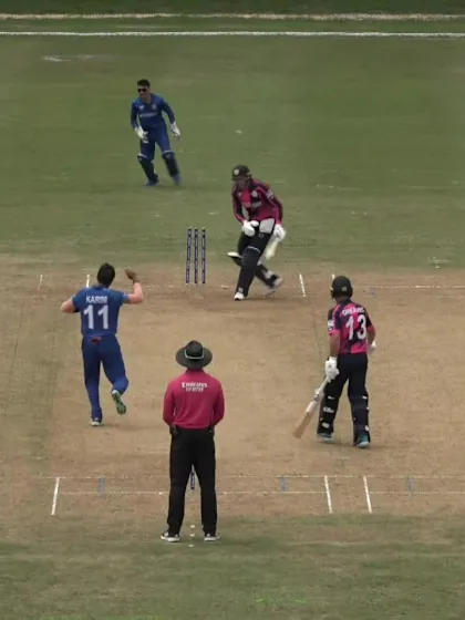 Logo of Michael Leask - Wicket - Scotland vs Afghanistan