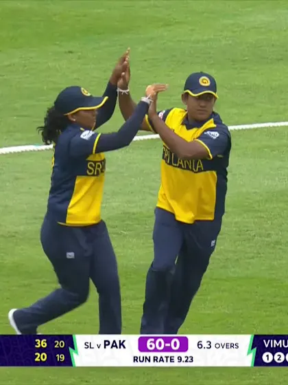 Muneeba Ali - Wicket - Sri Lanka vs Pakistan