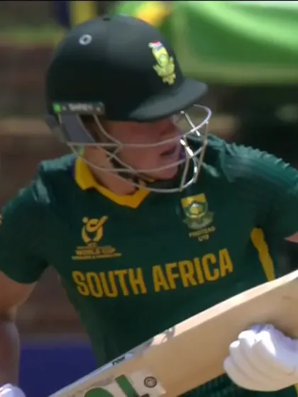 J van Schalkwyk with a Four vs. Sri Lanka