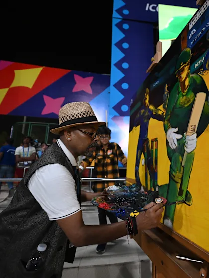 ICC introduces ‘Cricket’s Greatest Canvas’ with Padma Shri Indian painter Paresh Maity to immortalise the biggest Cricket World Cup