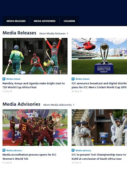 Online Media Zone for ICC Men’s Cricket World Cup 2023