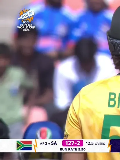 Ryan Rickelton - Wicket - South Africa vs Afghanistan