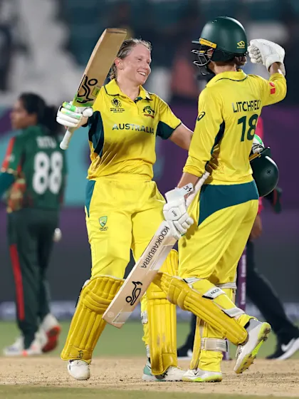 Australia thump Bangladesh to seal CWC25 semi-final spot